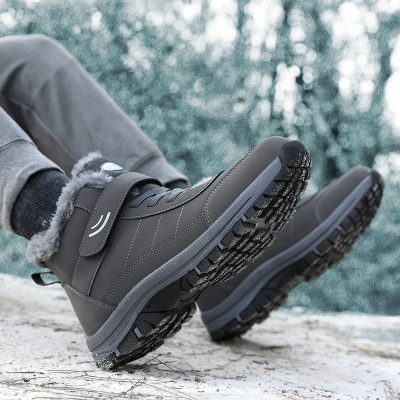 Bota Masculina Casual De Neve Antiderrapante
