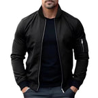 Jaqueta Masculina Casual Básico Com Zíper -Promoção de Inverno 2025