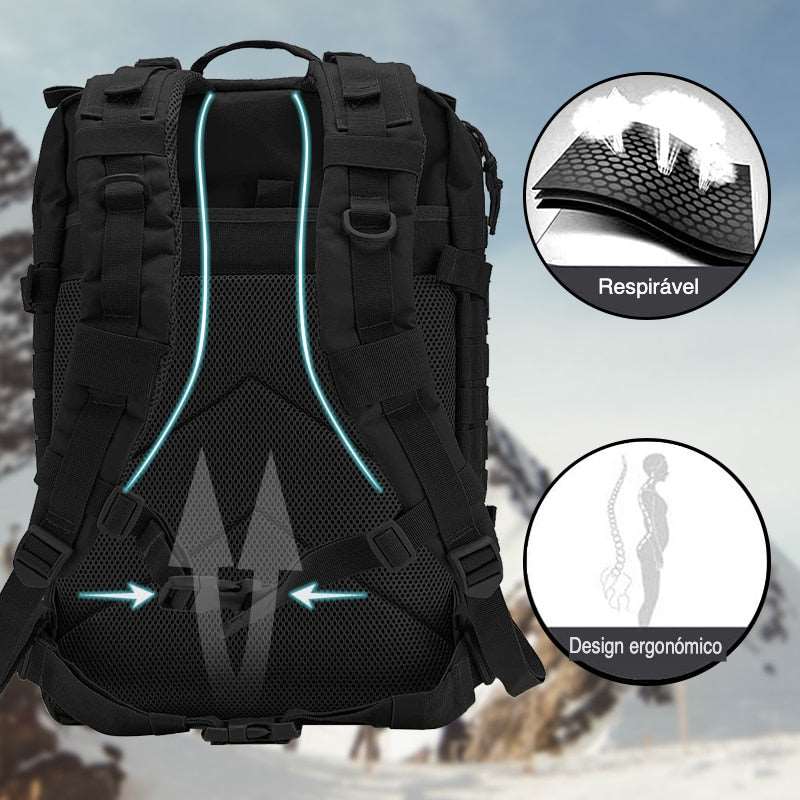 Mochila Tática Militar Areia 50L