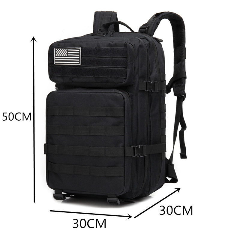 Mochila Tática Militar Preta 50L