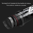 Vara Kasting Brutos Carbono Ultra Light A21 Lançamento 2024